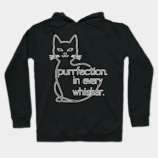 Cat Lover - Purrfection In Every Whisker Hoodie